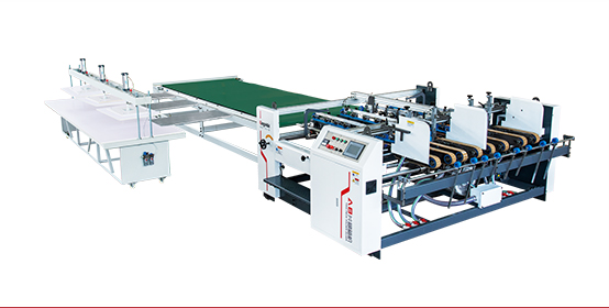 Two piece folder gluer